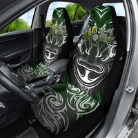 Warriors Maori Darts Car Seat Cover New Zealand Darts Silver Fern