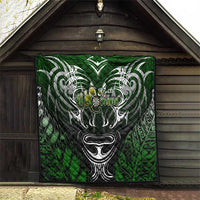Warriors Maori Darts Quilt New Zealand Darts Silver Fern