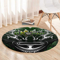 Warriors Maori Darts Round Carpet New Zealand Darts Silver Fern