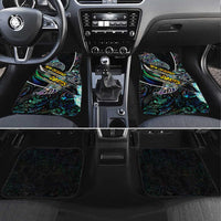 New Zealand Darts Car Mats NZ Paua Shell Maori Fern