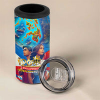 The Philippines 126th Independence Anniversary 4 in 1 Can Cooler Tumbler Art Style DT02 - Polynesian Pride