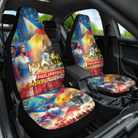 The Philippines 126th Independence Anniversary Car Seat Cover Art Style - Polynesian Pride