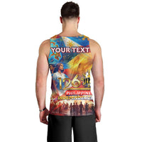 Custom The Philippines 126th Independence Anniversary Men Tank Top Art Style - Polynesian Pride