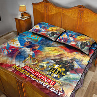 The Philippines 126th Independence Anniversary Quilt Bed Set Art Style - Polynesian Pride