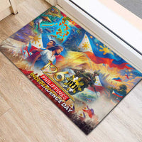 The Philippines 126th Independence Anniversary Rubber Doormat Art Style - Polynesian Pride