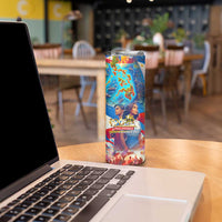The Philippines 126th Independence Anniversary Skinny Tumbler Art Style DT02 - Polynesian Pride