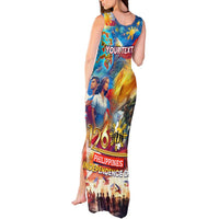 Custom The Philippines 126th Independence Anniversary Tank Maxi Dress Art Style - Polynesian Pride