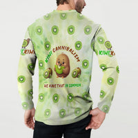 Kiwi Cannibalism Button Sweatshirt New Zealand Kiwi Cute Bird Funny DT02 - Polynesian Pride