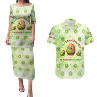 Kiwi Cannibalism Couples Matching Puletasi and Hawaiian Shirt New Zealand Kiwi Cute Bird Funny DT02 Green - Polynesian Pride