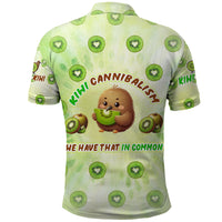 Kiwi Cannibalism Polo Shirt New Zealand Kiwi Cute Bird Funny