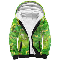 I Love Kiwi Sherpa Hoodie New Zealand Kiwi Fruit Summer Cocktail DT02 Unisex Green - Polynesian Pride