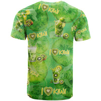 I Love Kiwi T Shirt New Zealand Kiwi Fruit Summer Cocktail DT02 - Polynesian Pride
