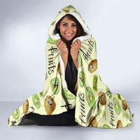 Kiwi Cute Humorous Hooded Blanket New Zealand Fruit DT02 - Polynesian Pride
