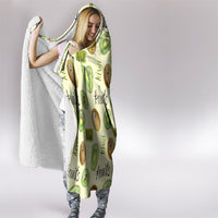 Kiwi Cute Humorous Hooded Blanket New Zealand Fruit DT02 - Polynesian Pride