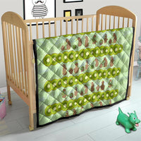 New Zealand Kiwi Fruit Witty Kiwi Bird Quilt