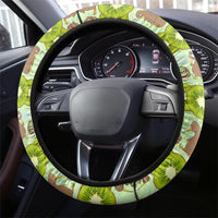 New Zealand Kiwi Fruit Witty Kiwi Bird Steering Wheel Cover