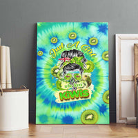 Just a Girl Who Loves Kiwis Canvas Wall Art New Zealand Tie Dye