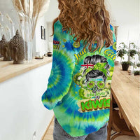 Just a Girl Who Loves Kiwis Women Casual Shirt New Zealand Tie Dye