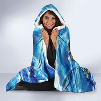 Hawaii Father's Day Hooded Blanket The Surfing Dad Polynesian Tattoo DT02 - Polynesian Pride