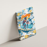 Hawaii Father's Day It's Surfing Time Canvas Wall Art Aloha Lā Makuakane