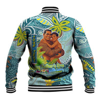 Palau Father's Day Polynesia Baseball Jacket Dad and Son
