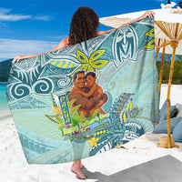 Palau Father's Day Polynesia Sarong Dad and Son