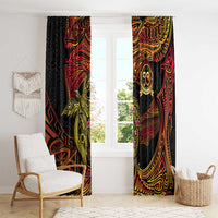 Papua New Guinea 50th Independence Day Window Curtain Culture Spirit and Sovereignty