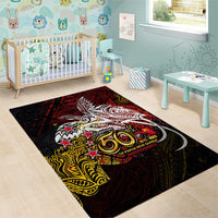 PNG 1975 - 2025 Area Rug Papua New Guinea 50th Independence Anniversary