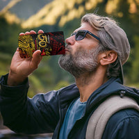 PNG 1975 - 2025 4 in 1 Can Cooler Tumbler Papua New Guinea 50th Independence Anniversary