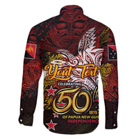 PNG 1975 - 2025 Family Matching Mermaid Dress and Hawaiian Shirt Papua New Guinea 50th Independence Anniversary