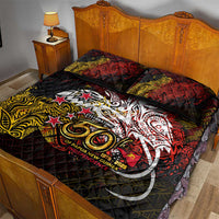PNG 1975 - 2025 Quilt Bed Set Papua New Guinea 50th Independence Anniversary