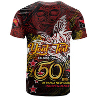 PNG 1975 - 2025 T Shirt Papua New Guinea 50th Independence Anniversary