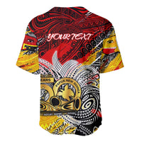 Papua New Guinea 50th Independence Day Baseball Jersey Celebrate Our History, Inspire Our Future DT02 - Polynesian Pride