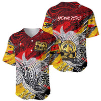 Papua New Guinea 50th Independence Day Baseball Jersey Celebrate Our History, Inspire Our Future DT02 - Polynesian Pride