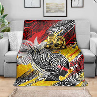 Papua New Guinea 50th Independence Day Blanket Celebrate Our History, Inspire Our Future