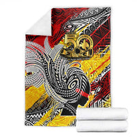 Papua New Guinea 50th Independence Day Blanket Celebrate Our History, Inspire Our Future