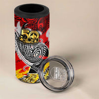Papua New Guinea 50th Independence Day 4 in 1 Can Cooler Tumbler Celebrate Our History, Inspire Our Future