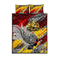 Papua New Guinea 50th Independence Day Quilt Bed Set Celebrate Our History, Inspire Our Future