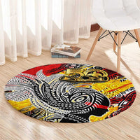Papua New Guinea 50th Independence Day Round Carpet Celebrate Our History, Inspire Our Future