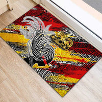 Papua New Guinea 50th Independence Day Rubber Doormat Celebrate Our History, Inspire Our Future DT02 - Polynesian Pride