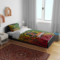 Vanuatu 45th Independence Anniversary Bedding Set Embracing Our Traditions Shaping Our Future DT02 - Polynesian Pride