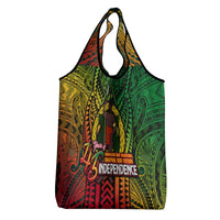 Vanuatu 45th Independence Anniversary Grocery Bag Embracing Our Traditions Shaping Our Future