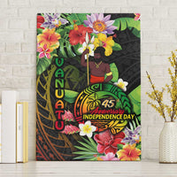 45th Anniversary of Freedom Vanuatu Canvas Wall Art Island Pride Cultural Power Pacific Unity