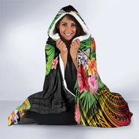 45th Anniversary of Freedom Vanuatu Hooded Blanket Island Pride Cultural Power Pacific Unity DT02 - Polynesian Pride