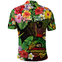 45th Anniversary of Freedom Vanuatu Polo Shirt Island Pride Cultural Power Pacific Unity