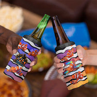 The Ocean Best Dad 4 in 1 Can Cooler Tumbler Like Marlin Happy Fathers Day To a True Hero - Polynesian Pride