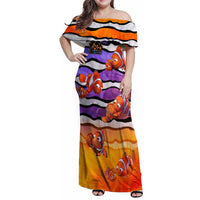 The Ocean Best Dad Family Matching Off Shoulder Maxi Dress and Hawaiian Shirt Like Marlin Happy Fathers Day To a True Hero - Polynesian Pride