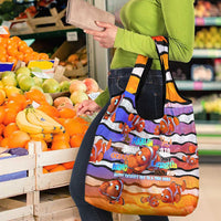 The Ocean Best Dad Grocery Bag Like Marlin Happy Fathers Day To a True Hero - Polynesian Pride