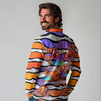 The Ocean Best Dad Long Sleeve Polo Shirt Like Marlin Happy Fathers Day To a True Hero - Polynesian Pride