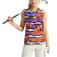 The Ocean Best Dad Women Sleeveless Polo Shirt Like Marlin Happy Fathers Day To a True Hero - Polynesian Pride